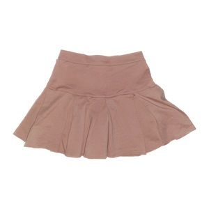 Dusty Pink Pleated Miniskirt
